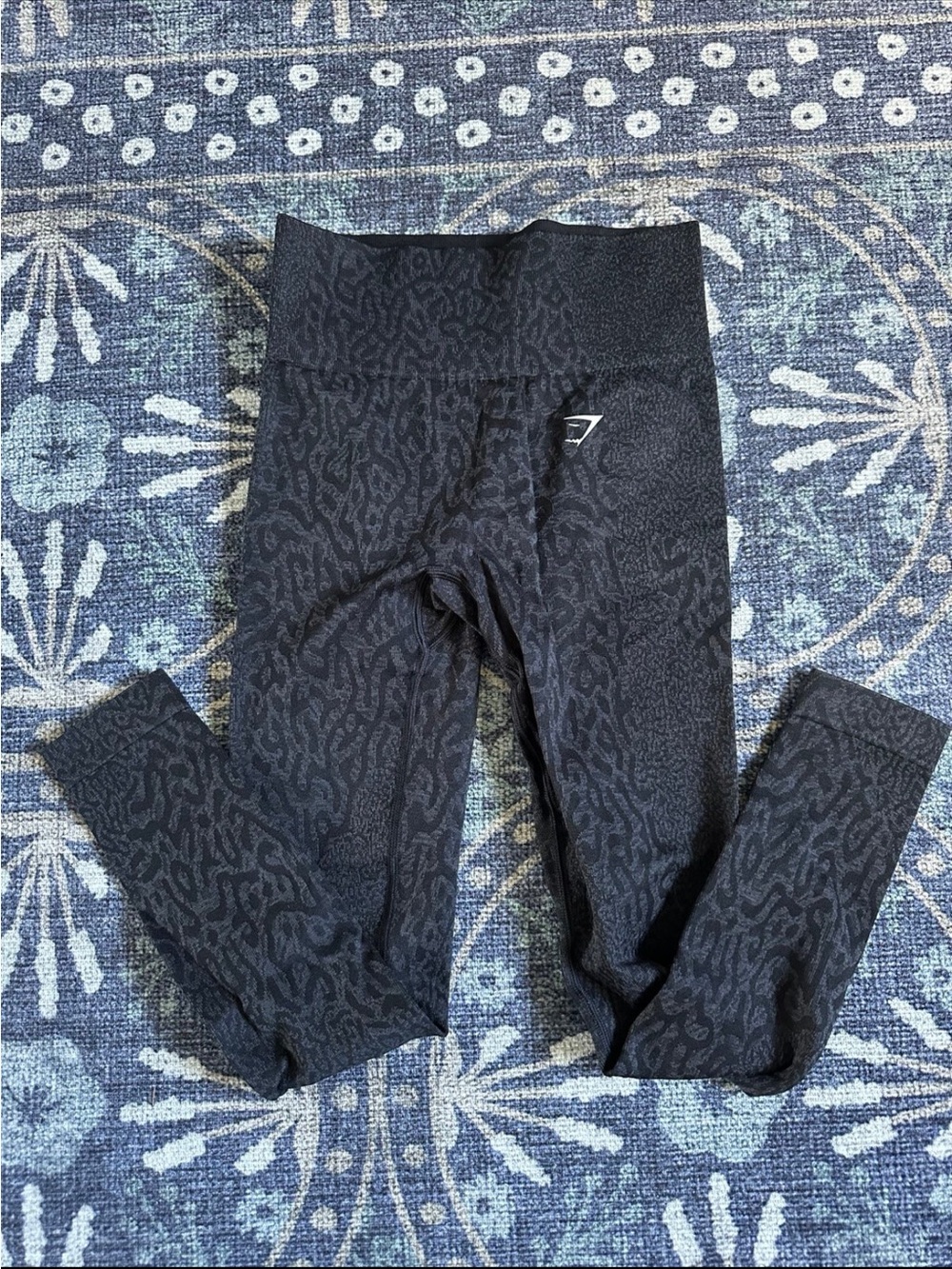 Gymshark Adapt Animal Seamless Leggings - Reef | Black